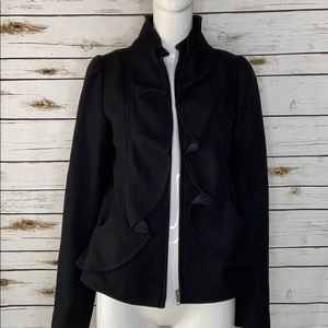 LOFT XS Long sleeve black jacket coat